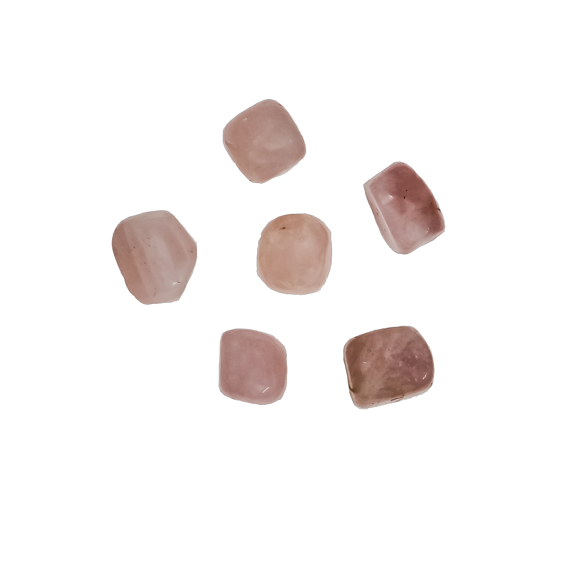 Natural Rose Quartz Tumble Stone Hand-Polished