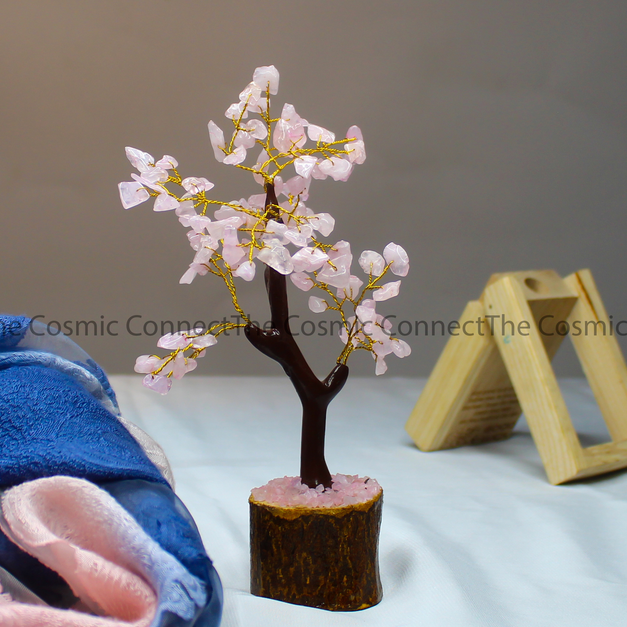 Rose Quartz Tree for Emotional Balance and Supports a Harmonious Environment
